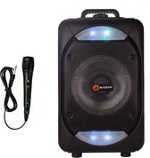 N-GEAR The Flash 610 - Draadloze Bluetooth Speaker - Karaoke Set - 1 Microfoon - Discoverlichting