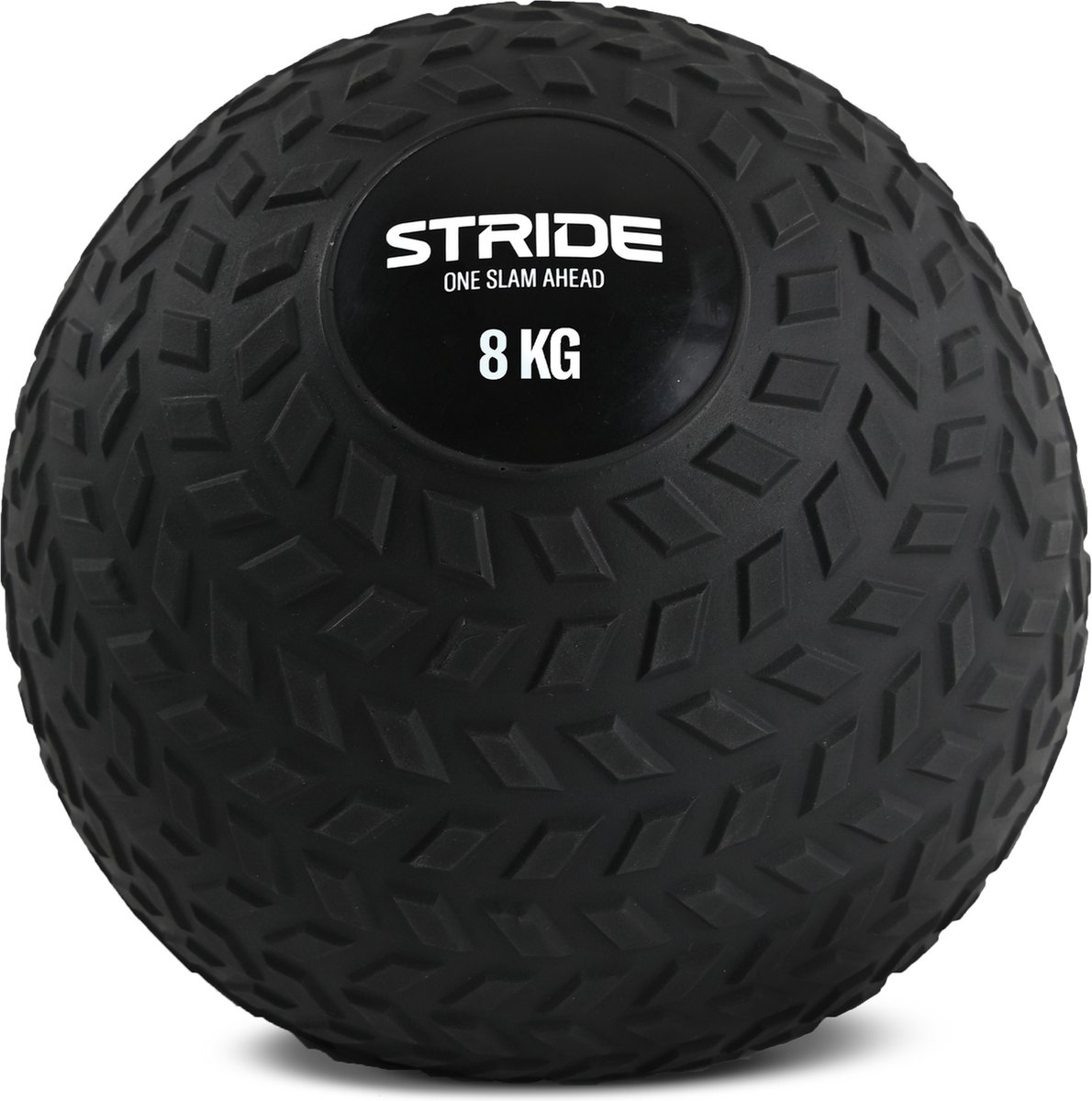 STRIDE - Slam Ball - 8kg - Fitnessbal - Zwart - PVC