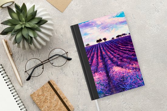 Carnet - Cahier d'écriture - Peinture à l'huile - Peinture - Fleurs - Carnet - Format A5 - Bloc-notes