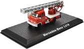 Mercedes-Benz L319 - Brandweer - Edition Atlas miniatuur auto 1:72