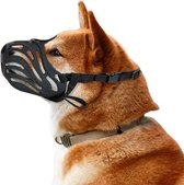 XtraSafe Muilkorf Voor middelgrote honden - Zwart - Tegen vechten, bijten, poep eten - Maat M