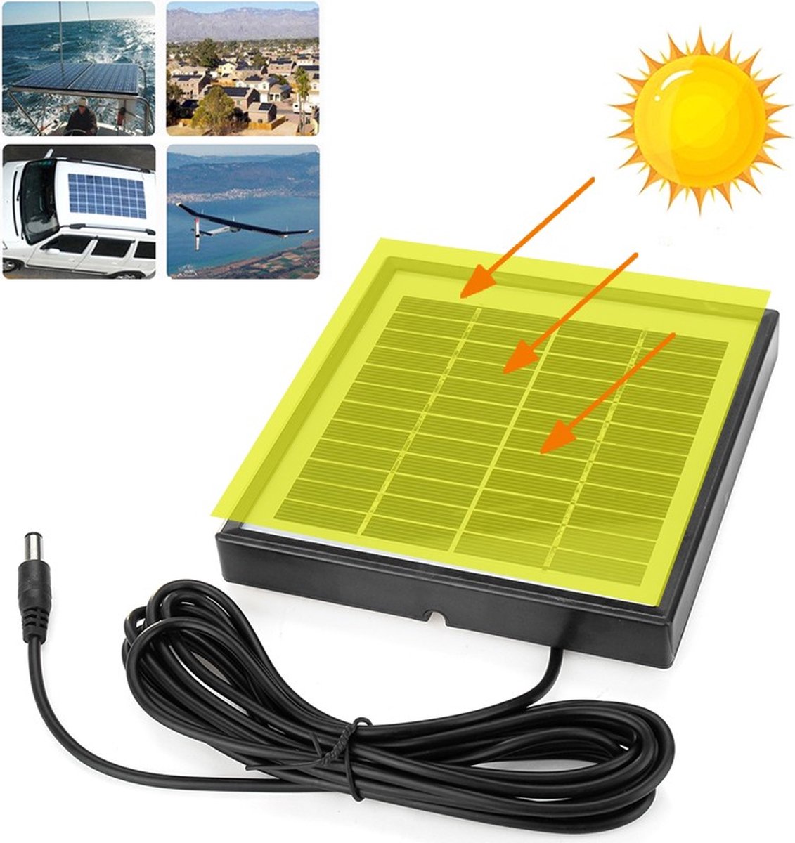 Draagbare zonnepaneel batterijlader