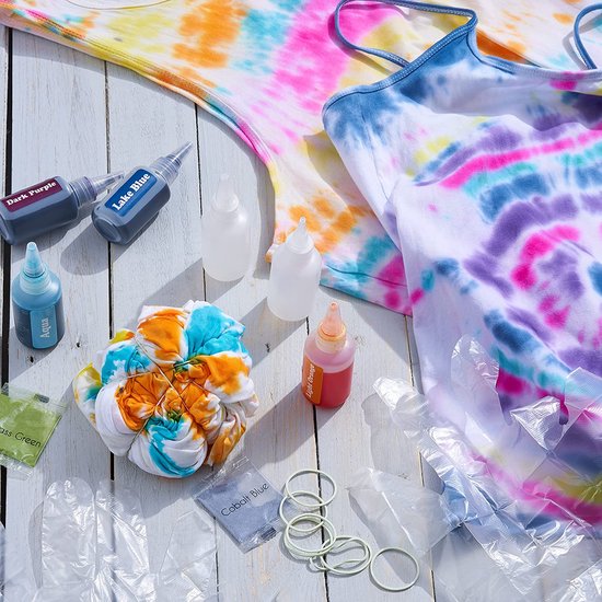 12 Stuks Dye Kit Een Stap Tie Dye Kit Stof Textiel