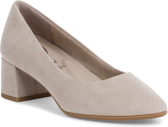 Tamaris Comfort Pumps taupe Suede - Dames - Maat 40