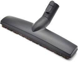 WiseGoods Premium Paarden Haar Parketborstel Geschikt Voor Miele - Stofzuiger Opzetborstel Vloer - Borstel Stofzuigers Zwart 35mm