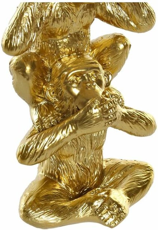 Décoration Figurine Singe Goud (8,5 x 6 x 20 cm) | bol.com