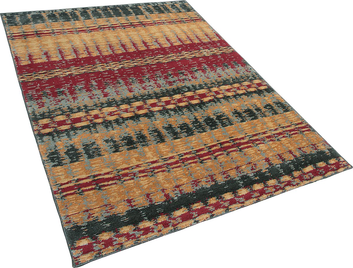 Beliani MARMARIS - Vloerkleed - Multicolor - Polyester Meerkleurig