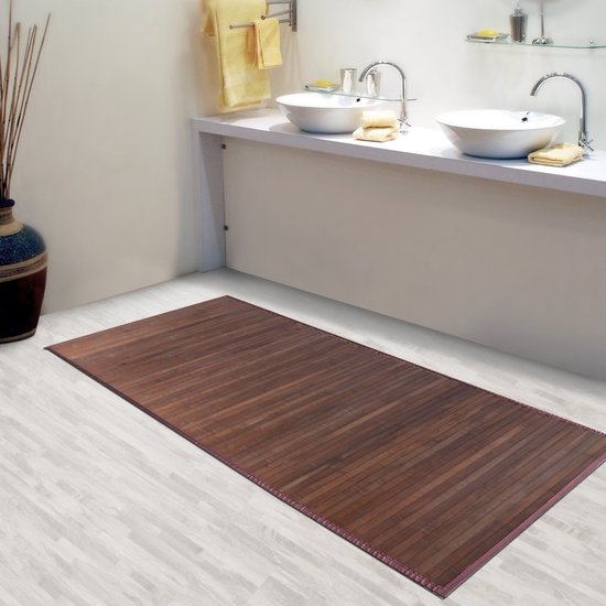 Tapis casa pura - Bamboe - Tapis - Tibet - Marron - 50 x 80 cm