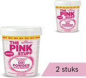 The Pink Stuff - Vlekverwijderaar voor witte was - 2 x 1.2 kg - Voordeelverpakking