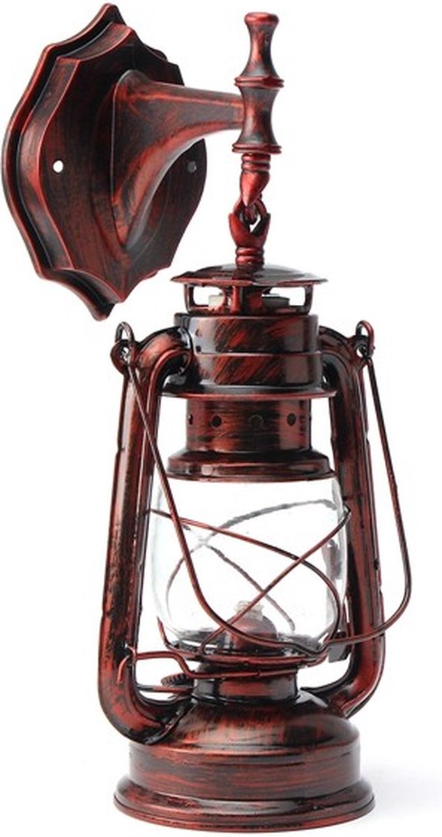 Antieke Vintage Lantaarn Wandlamp