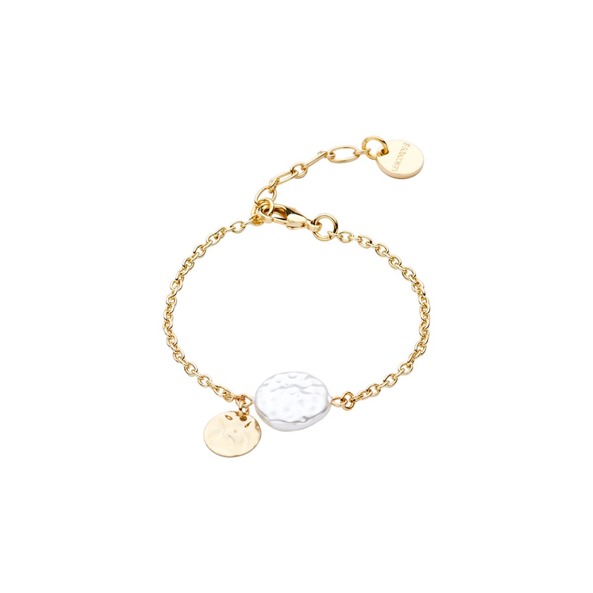 Les Cordes - Armband - DOLIA (AB) - Kleur Goud - Metaal - Sieraad Dames - Juwelen - Minimalistische armbanden