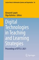 Lecture Notes in Information Systems and Organisation- Digital Technologies in Teaching and Learning Strategies