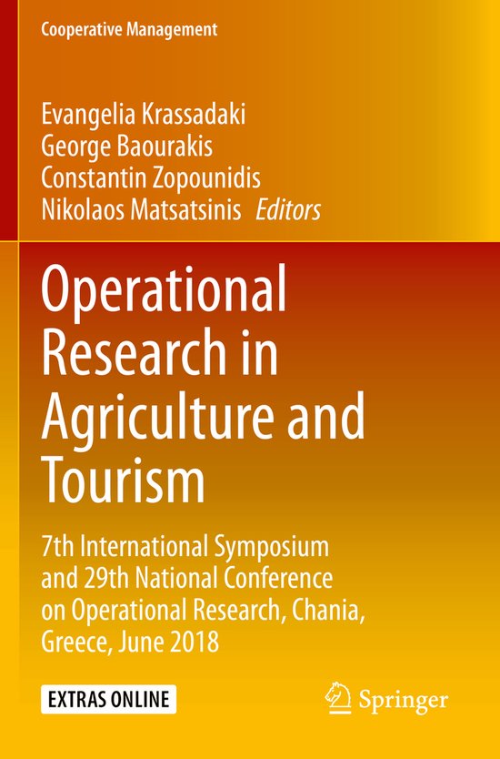 Operational Research in Agriculture and Tourism - cover