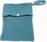 Luieretui – Luiertas - Voor Baby Spullen – Turquoise – 23 x 18 cm - 1 stuk
