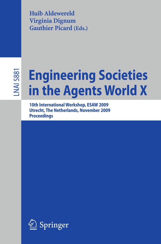 Engineering Societies in the Agents World X - cover