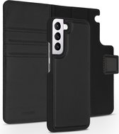 Accezz Hoesje Geschikt voor Samsung Galaxy S22 Plus Hoesje Met Pasjeshouder - Accezz Premium Leather 2 in 1 Wallet Bookcase - Zwart