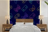 Papier peint - Papiers Papier peint photo Gaming - Motif - Manette - Largeur 280 cm x Hauteur 280 cm