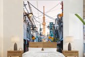 Behang - Fotobehang Steeg in Tokyo - Breedte 225 cm x hoogte 350 cm