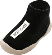 Antislip baby schoentjes - eerste loopschoentjes – Completebabyuitzet - maat 20,5 – 12-18 maanden - 13 cm - zwart