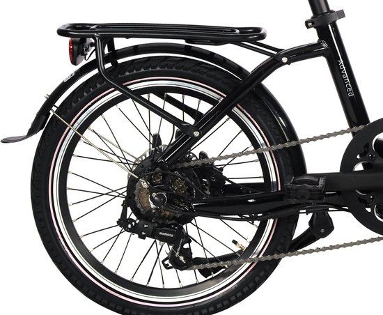 Fongers E-Folding Advanced 418 Wh Zwart