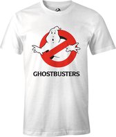 Ghostbusters - White Men's T-shirt - Ghost Logo - S