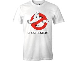 Ghostbusters - White Men's T-shirt - Ghost Logo - S