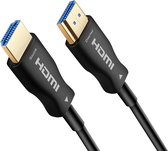 NÖRDIC HDMI-F031 HDMI2.1 Glasvezelkabel - 8K 60Hz - AOC Optische kabel - 48Gbps - HDR, eARC, VRR compatibel - 30m - Zwart