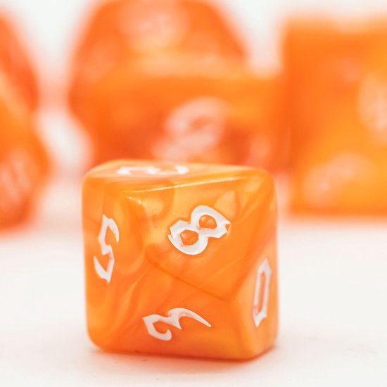 Thumbnail van een extra afbeelding van het spel Macaron Colors Dice Oranje