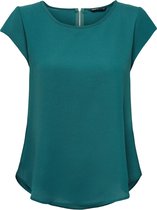 Only T-shirt Onlvic S/s Solid Top Noos Ptm 15142784 Deep Teal Dames Maat - 36