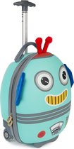 Bol.com Boppi - kindertrolley - robot - handbagage - lichtgewicht - duurzame hardcase - 17L - kinderkoffer met wieltjes - verste... aanbieding