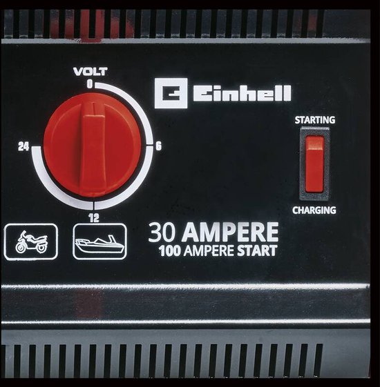 Einhell Chargeur de batterie CE-BC 2 M (pour tous types de batteries,  courant de charge