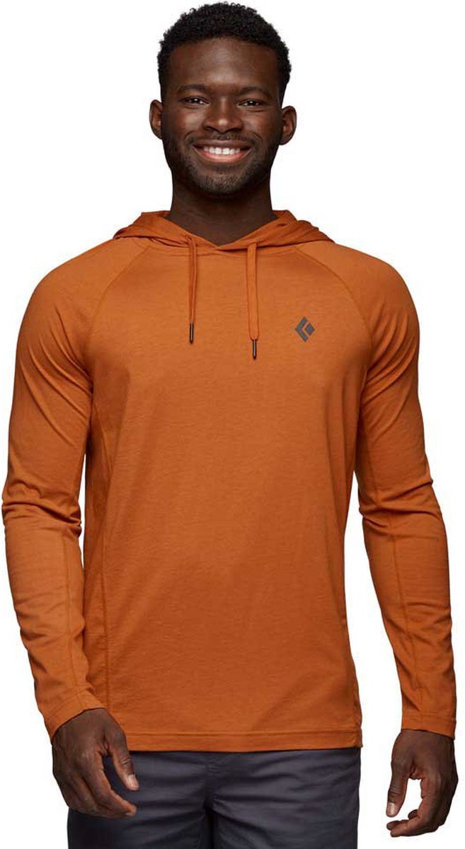 Black Diamond Crag Sweatshirt Met Capuchon Oranje L Man