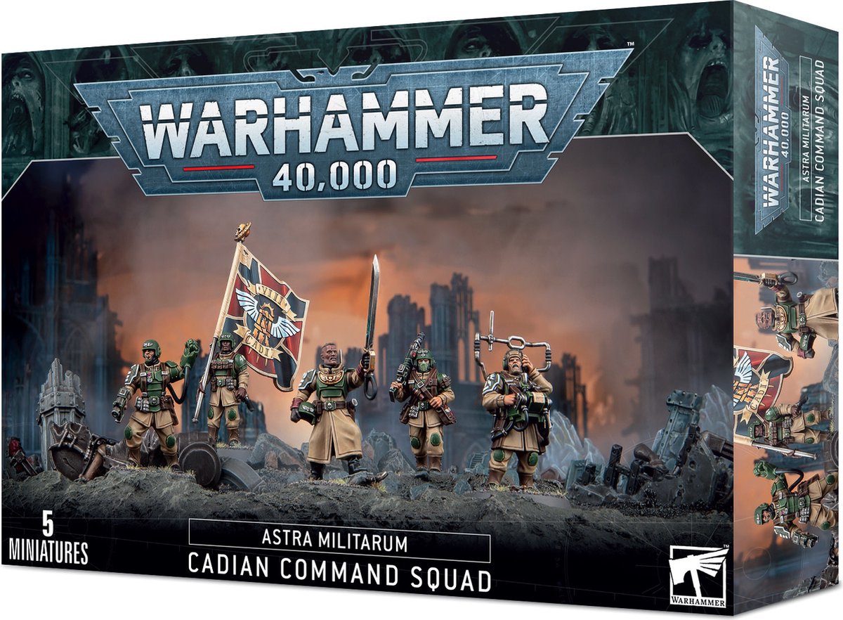 Games Workshop Cadian Command Squad, Verzamelfiguur, Videospel