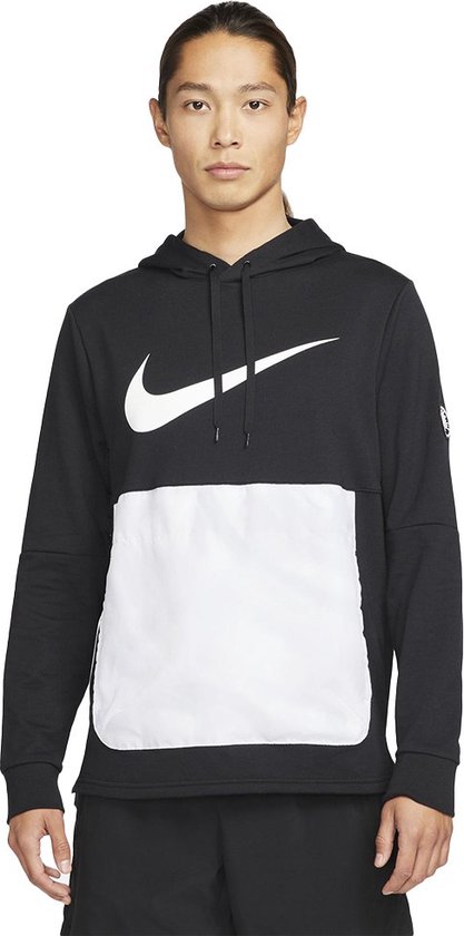 Nike Therma Fit Sport Clash Sweatshirt Met Volledige Rits Heren - Black / White / White - M