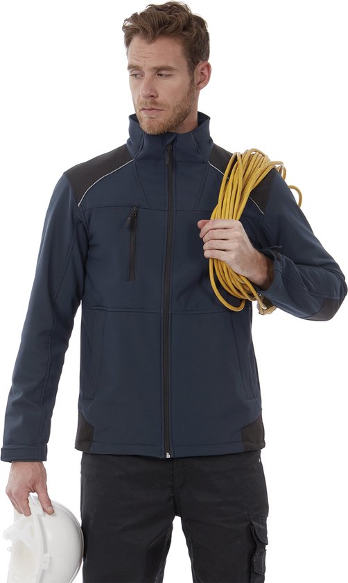 Blaklader 4753 Softshell Werkjas Zwart/Donkergrijs