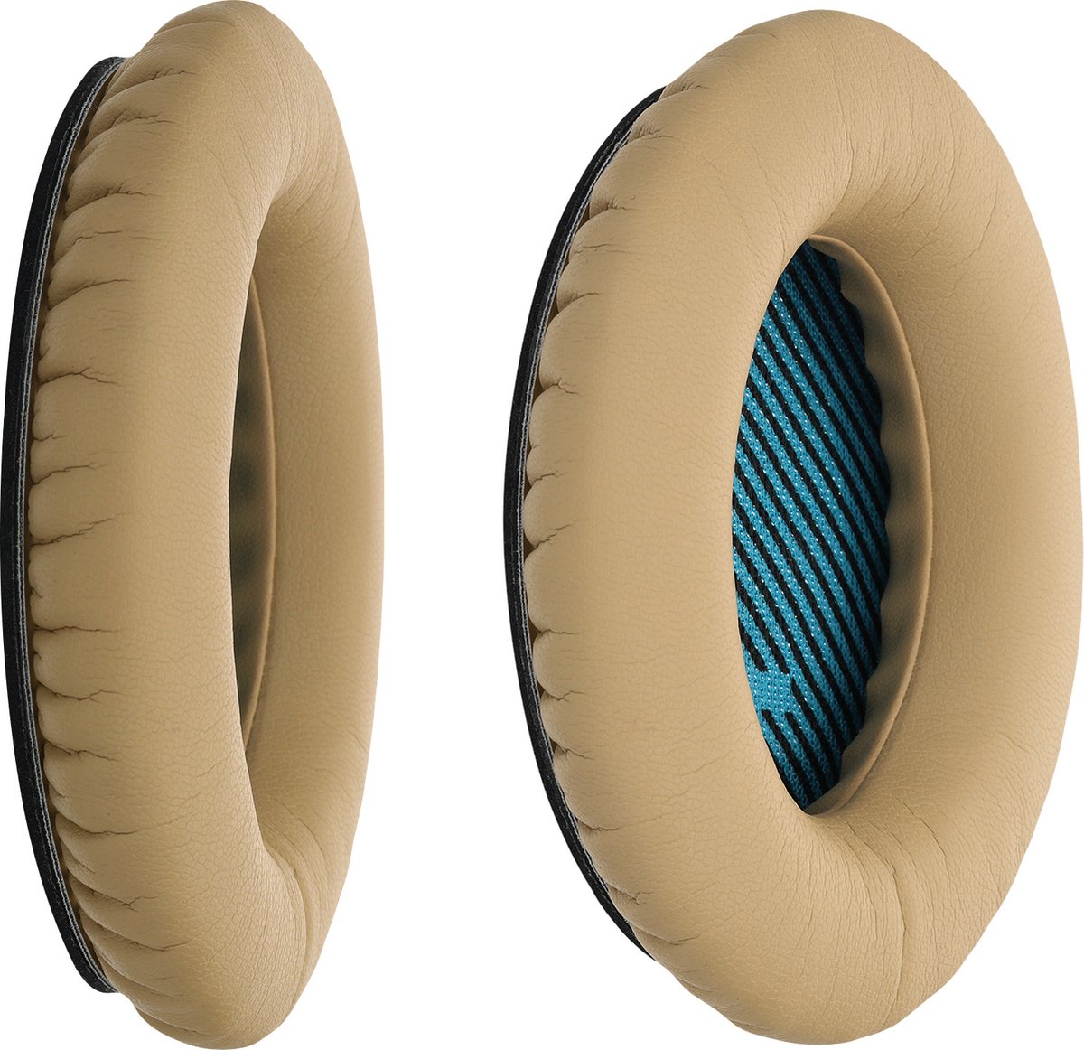 kwmobile 2x oorkussens geschikt voor Bose Soundlink Around-Ear Wireless II - Earpads voor koptelefoon in beige – foto 8