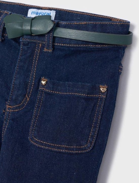 MAYORAL-Jeans broek--044 Super Dark-Maat 98