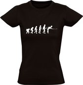 Billard Evolution T-shirt pour femme | billard | Queue de billard | Carembole | 3 coussin | Billard américain