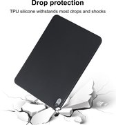 Mobigear - Tablethoes geschikt voor Dunne Apple iPad Pro 12.9 (2021) Hoes Flexibel TPU | Mobigear Basics Backcover | iPad Pro 12.9 (2021) Case | Back Cover - Zwart