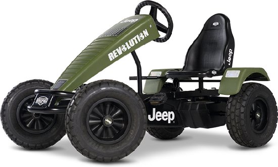 BERG XL frame Jeep Revolution BFR-3 Skelter - Drie versnellingen - Groen - Vanaf 5 jaar - BERG