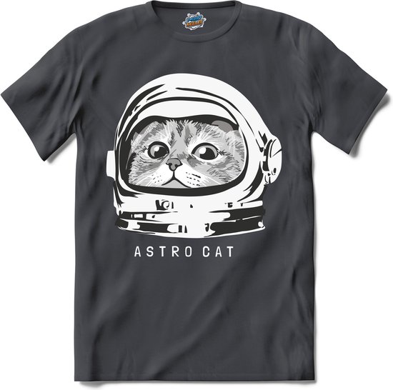 Astro Cat | Honden - Dogs - Hond - T-Shirt - Unisex - Mouse Grey - Maat XL