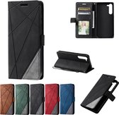 Book Case Samsung Galaxy S23 Plus | Hoogwaardig PU Leren Hoesje | Lederen Wallet Case | Luxe Uitstraling | Telefoonhoesje | Pasjeshouder | Portemonnee | Zwart
