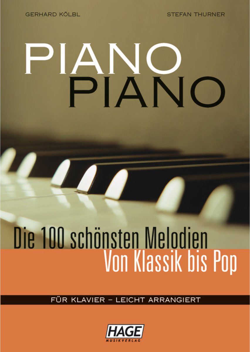 Hage Musikverlag Piano Piano 1 - 100 Melode leicht arrangiert - Verzamelingen