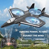 Wonky Monkey - RC Quadcopter Drone - Straaljager - 3 Propellors - Vliegtuig - 2.4 Ghz - Bestuurbaar Vliegtuig - Zwart