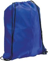 gymtas 45 x 35 cm polyester blauw