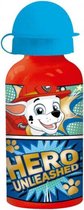 drinkbeker Paw Patrol 400 ml aluminium rood