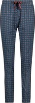 Cyell MOSAÏC MISTIQUE dames pyjamabroek lang - blauw - Maat 40 Donkerblauw maat 40 (L)