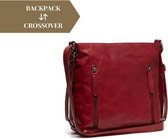 The Chesterfield Brand Leren Rugzak Rood Naples