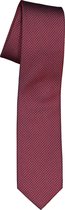 OLYMP stropdas - donkerrood met blauw motief motief -  Maat: One size