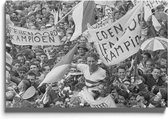 Walljar - Feyenoord kampioen '61 - Muurdecoratie - Plexiglas schilderij